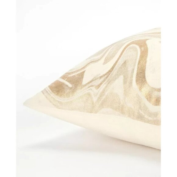 Rizzy Home Abstract Foil Print Decorative Pillow 20x20 MSRP $98 - Picture 2 of 5